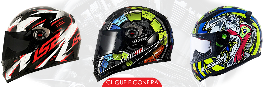 Clique Para Ver Capacetes LS2 FF358 e FF353 Alex Barros