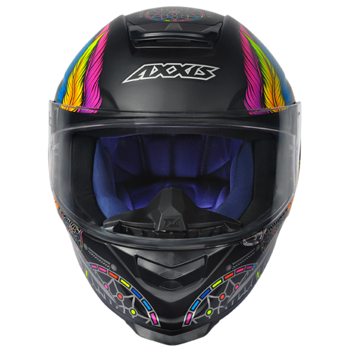 Capacete Axxis Eagle Dreams Preto Fosco/Cinza