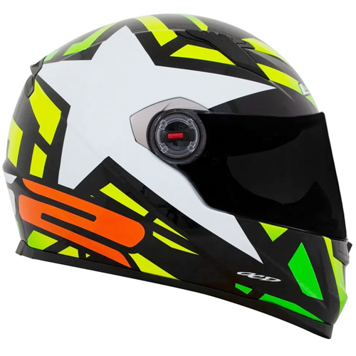 Capacete LS2 FF358 Starwar Amarelo Flúor