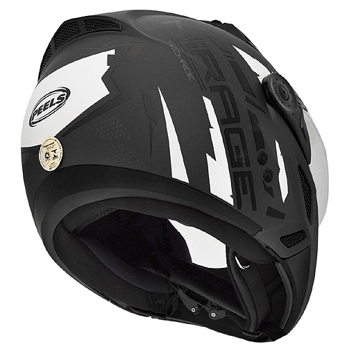 Capacete Peels Mirage Techride Preto Fosco com Preto