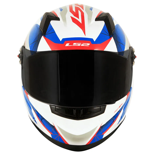 Capacete LS2 FF358 Draze Branco/Azul/Vermelho