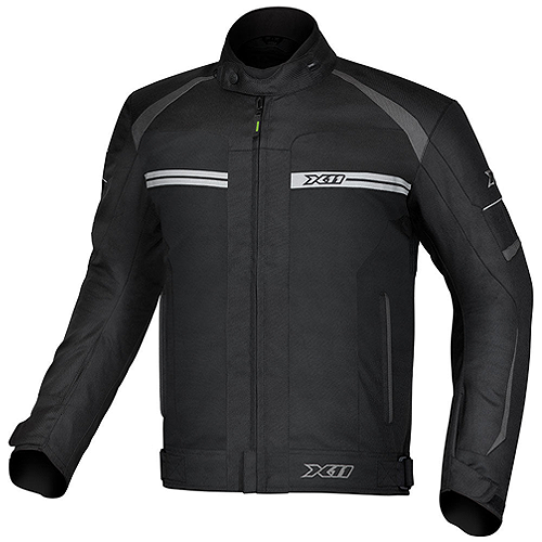 Jaqueta X11 One 2 Masculina Impermeável Preto/Cinza