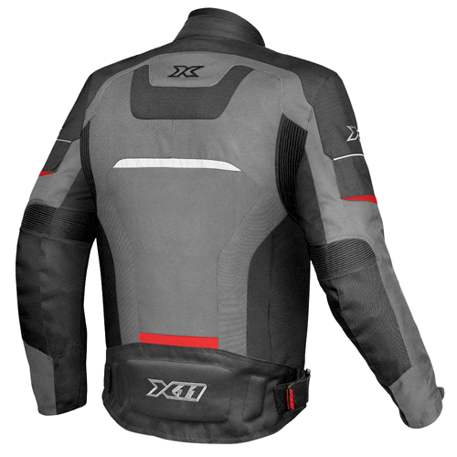Jaqueta X11 One 2 Masculina Impermeável Preto/Cinza/Vermelho