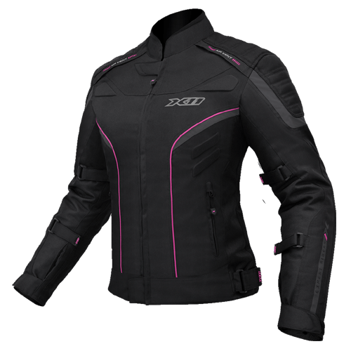 Jaqueta X11 Iron 2 Feminina Preto/Rosa