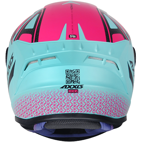 Capacete Axxis Draken Dekers Tiffany Fosco/Rosa