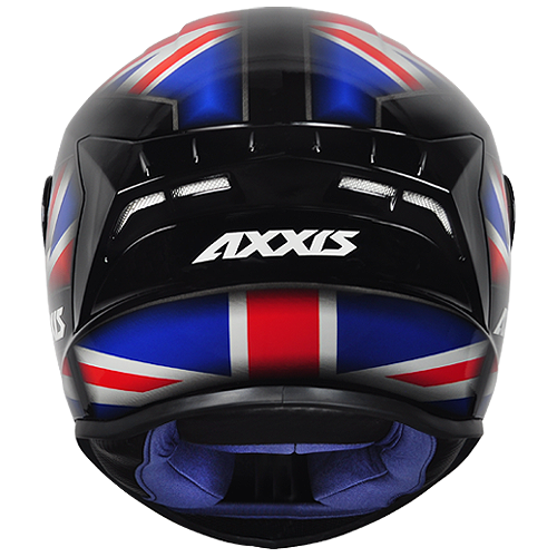 Capacete Axxis Draken Uk Preto/Vermelho/Azul