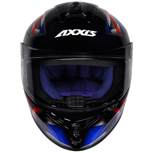 Capacete Axxis Draken Uk Preto/Vermelho/Azul
