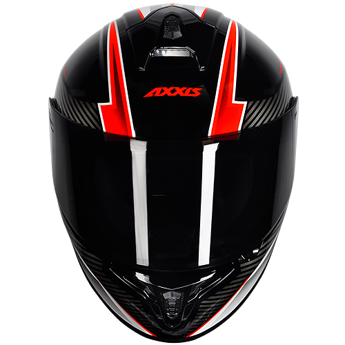 Capacete Axxis Draken Track Preto/Vermelho