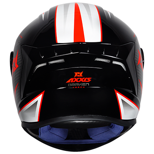 Capacete Axxis Draken Track Preto/Vermelho