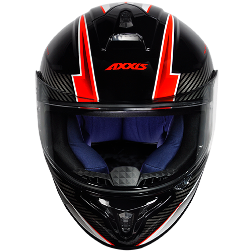 Capacete Axxis Draken Track Preto/Vermelho