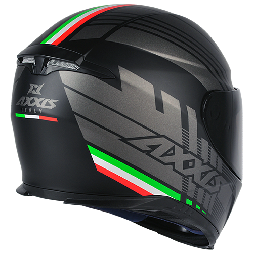 Capacete Axxis Eagle Italy Preto Fosco