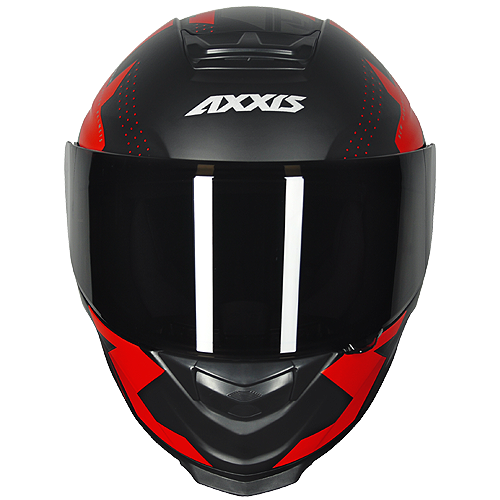 Capacete Axxis Eagle Diagon Preto Fosco/Vermelho