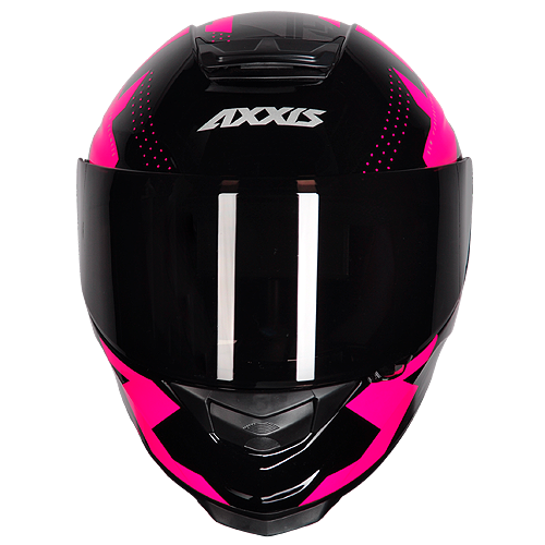 Capacete Axxis Eagle Diagon Preto/Rosa