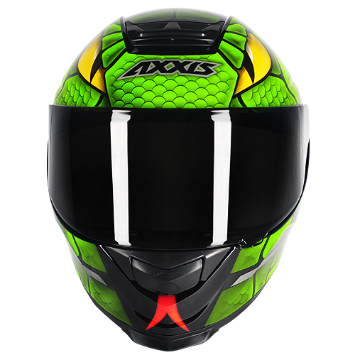 Capacete Axxis Eagle Snake Preto/Verde