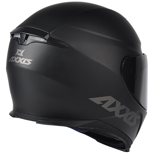 Capacete Axxis Eagle Monocolor Preto Fosco