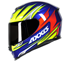 Capacete Axxis Eagle Speed Azul/Amarelo