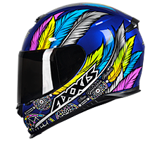 Capacete Axxis Eagle Dreams Azul/Cinza