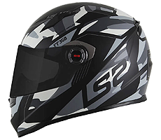 Capacete LS2 FF358 Tank Camo Preto Fosco