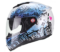 Capacete Icon Revel Branco Perolado com Preto