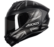 Capacete Axxis Draken Uk Preto Fosco/Cinza